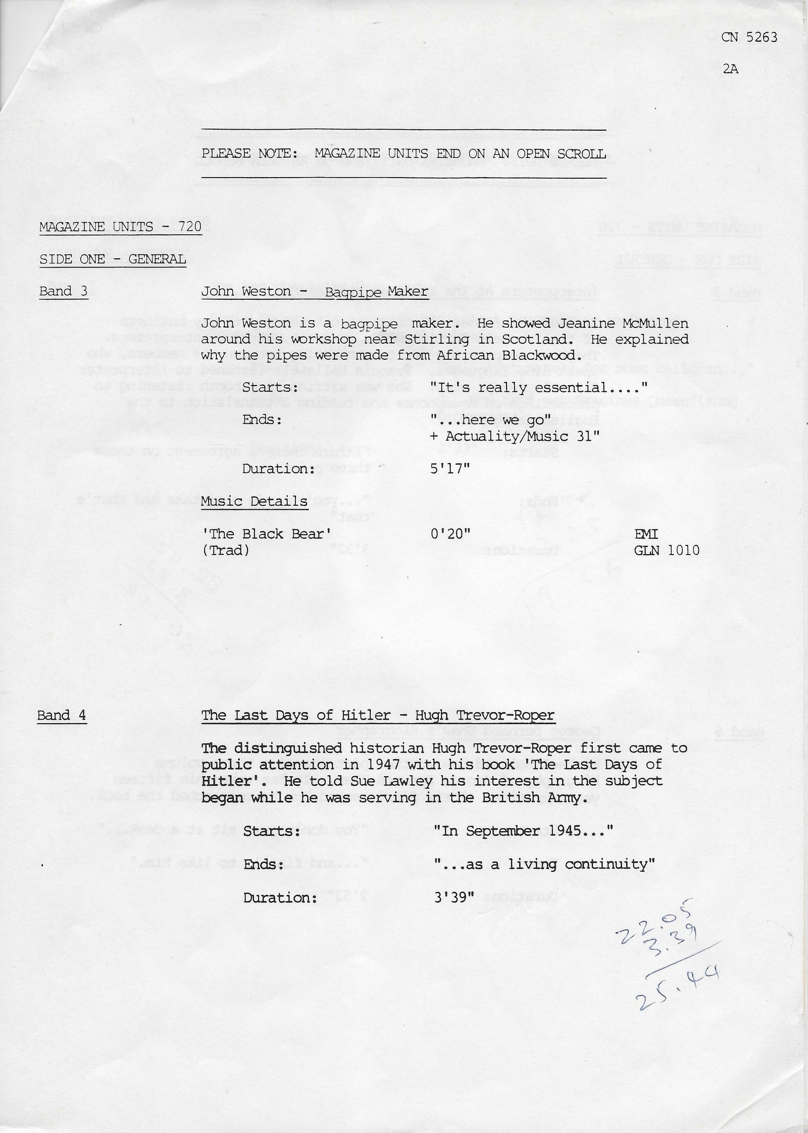 Inserts from CN 5263